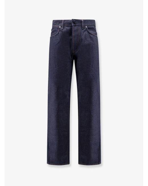 Stone Island Blue Selvedge Jeans Cotton for men