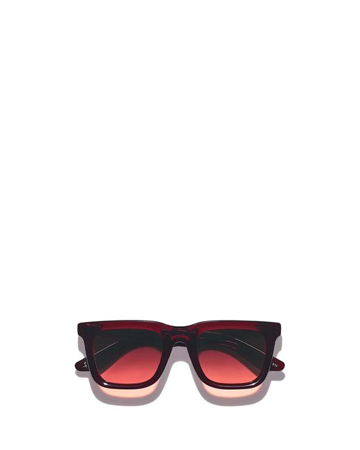 Moscot White Rizik Sun Burgundy (cabernet) Sunglasses
