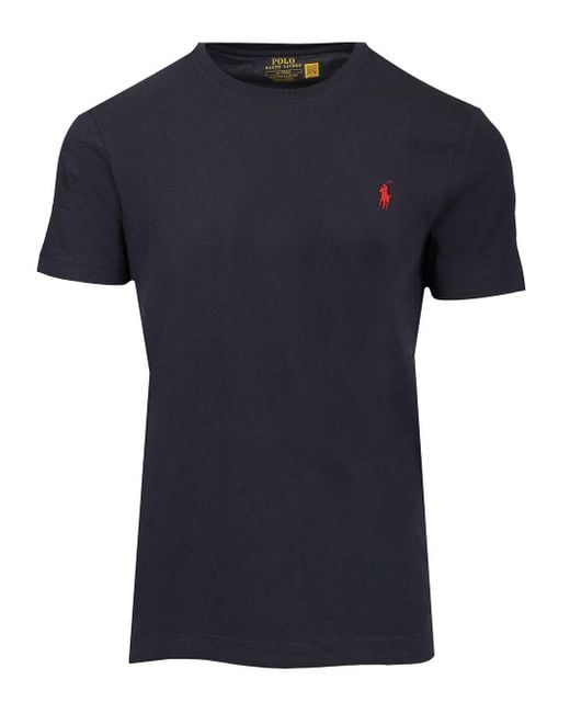 Polo Ralph Lauren Black Slim-Fit T-Shirt for men