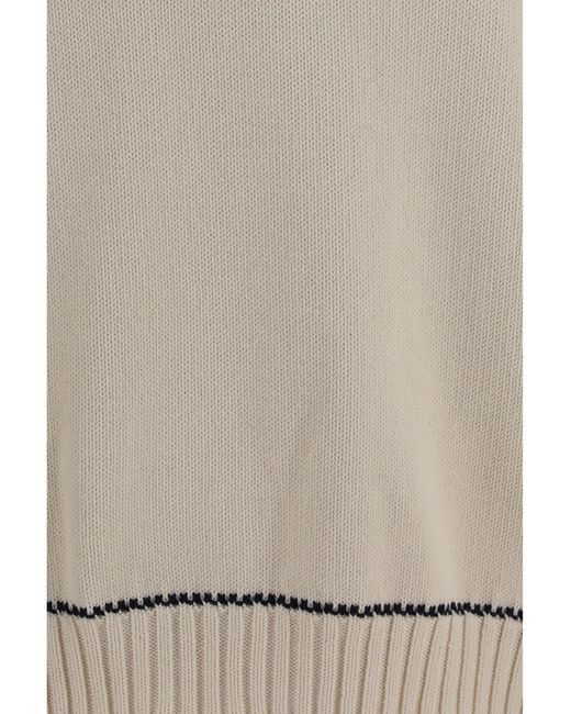 Golden Goose Deluxe Brand Natural Polo Rindley Cotton Knitwear for men