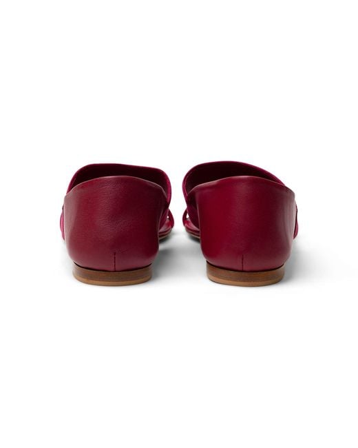 Tod's Red Tods Open-Toe Pumps