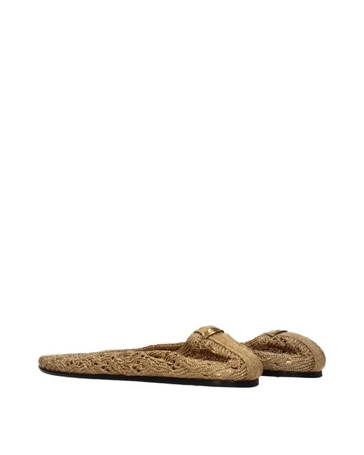 Isabel Marant Natural Fabric Ballet Flats