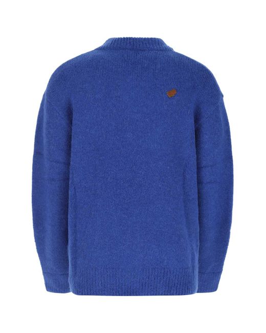Adererror Blue Electric Acrylic Blend Sweater for men