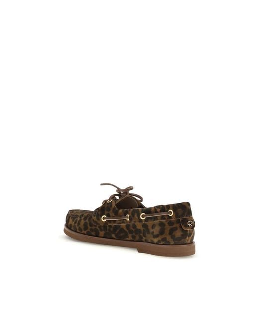 Gianvito Rossi Brown Boat Shoes