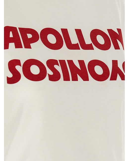 Valentino Garavani White Apollon-Dyonisos T-Shirt Cotton