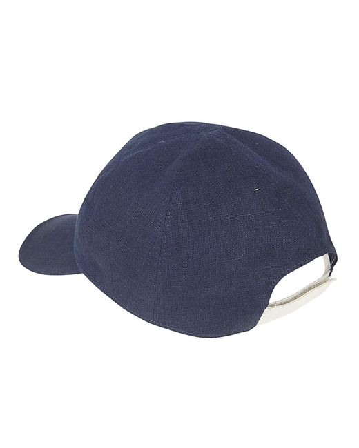 Eleventy Blue Baseball Cap for men