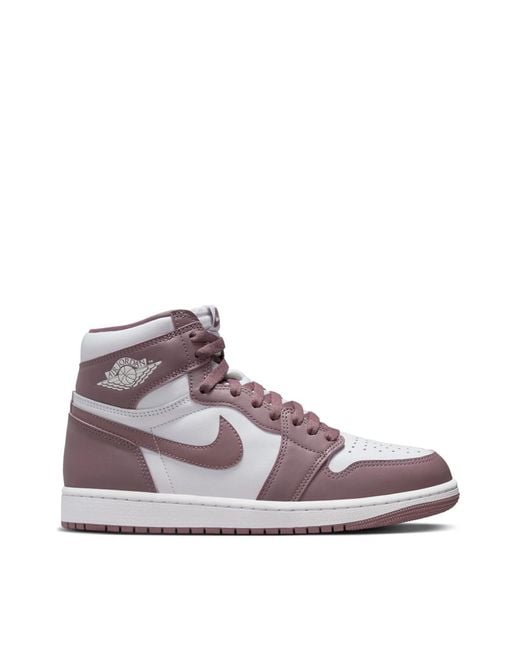 Nike Purple Air Jordan 1 Retro High Og Sneakers Shoes for men