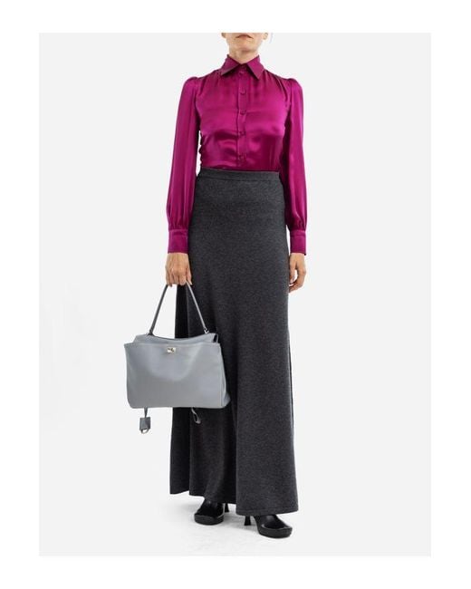 Balenciaga Pink Maxi Skirt