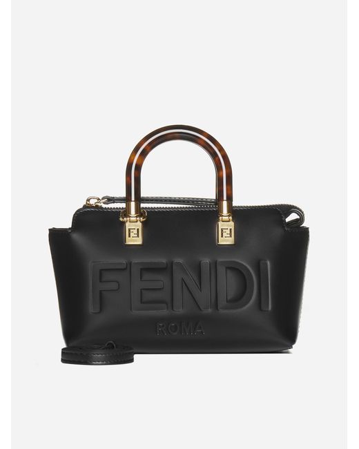 Fendi Black By The Way Mini Leather Bag