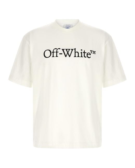 Off-White c/o Virgil Abloh White 'Big Bookish Skate' T-Shirt for men