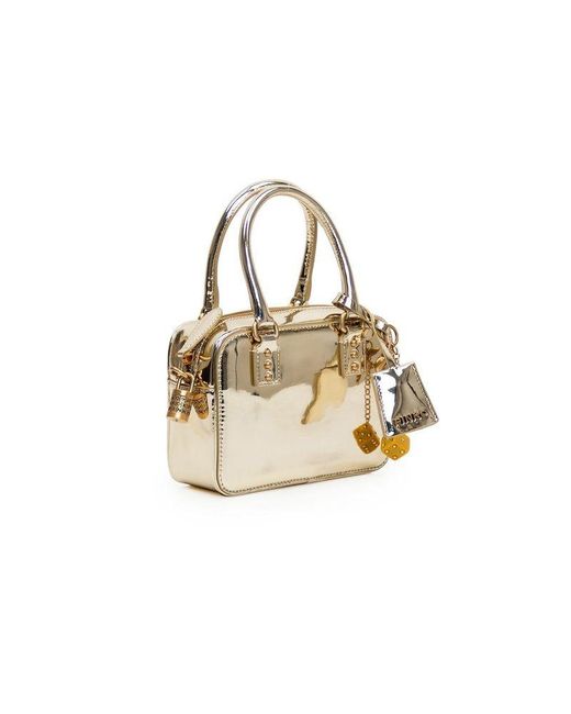 Pinko Metallic Handbag Polyurethane Bags Handbags