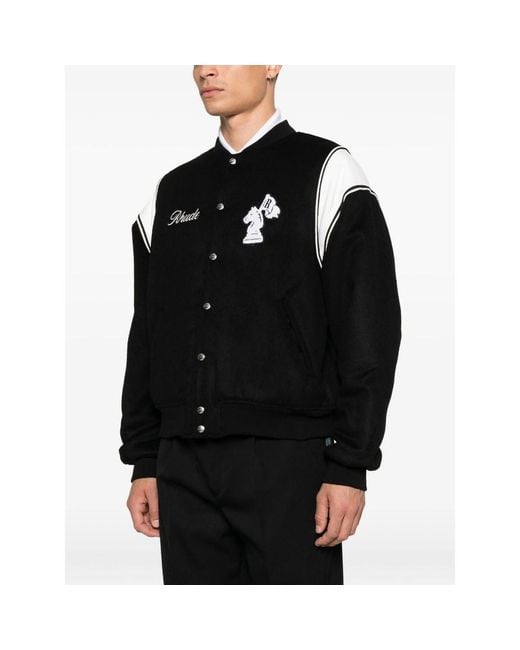 Rhude Black Jackets for men