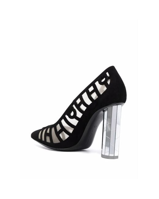 Ferragamo Black Ladies Heels, Us