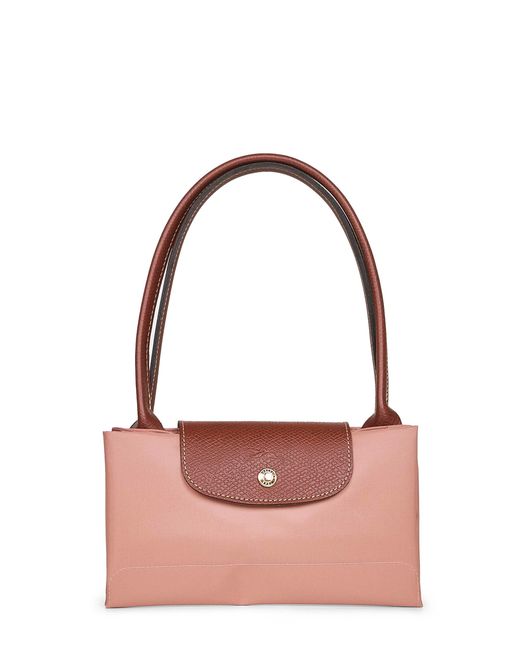 Longchamp Pink Shoulder Bag Le Pliage Original M Polyamide