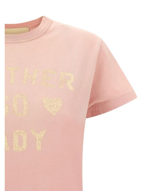 Valentino Garavani Pink Panther Lady T-Shirt Cotton