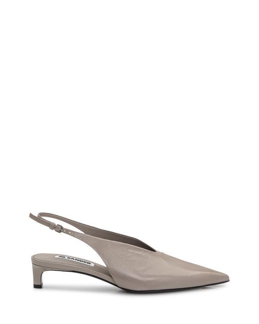 Jil Sander Gray Slingback