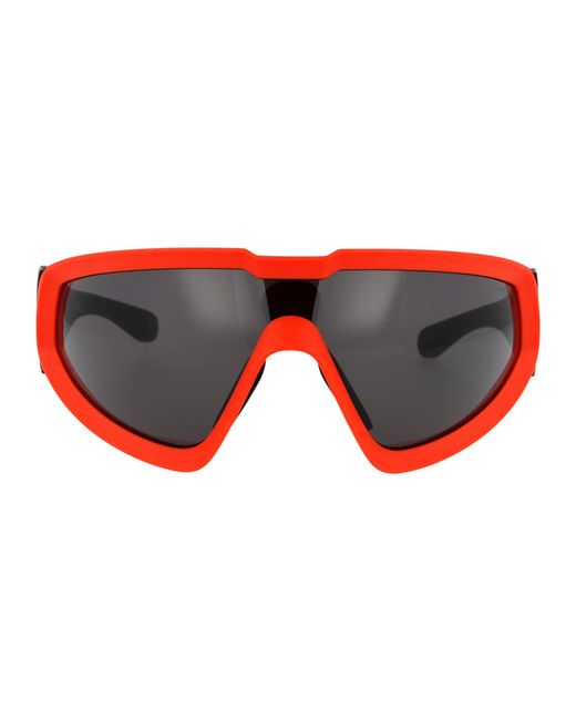 Moncler Red Ml0249 Acetate Sunglasses
