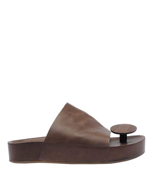 Uma Wang Brown Sandals