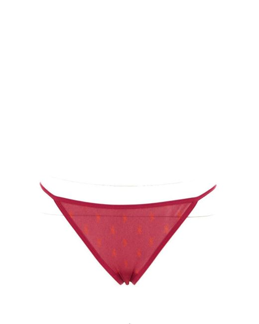 Saint Laurent Pink Monogram Panties