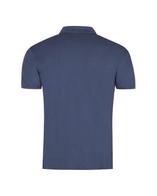 Rrd Blue Short Sleeve Polo Shirt for men