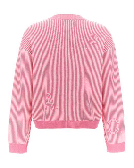 A.P.C. Pink Daisy Sweater, Cardigans