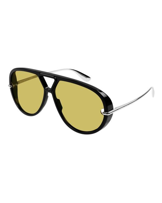 Bottega Veneta Multicolor Aviator Frame Sunglasses