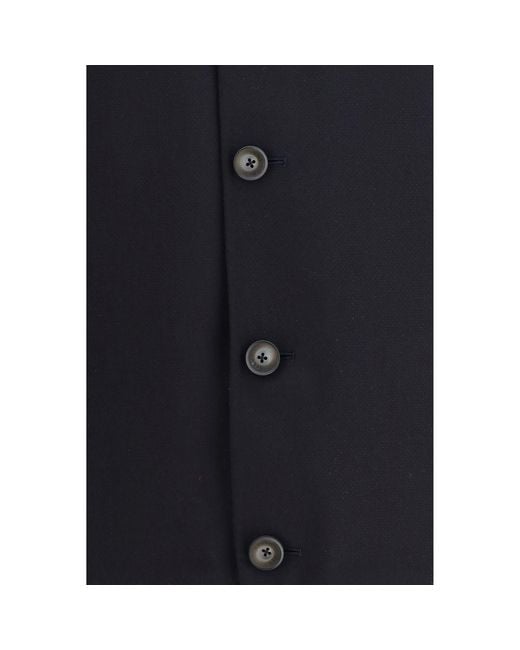 Herno Blue Elastane Coat Clothing for men