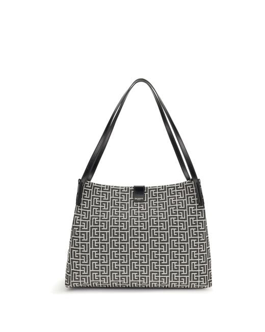 Balmain Black Medium Tote Bag Shoulder