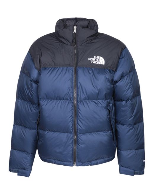The North Face Retro Nuptse 1996 Blue/black Jacket for Men | Lyst
