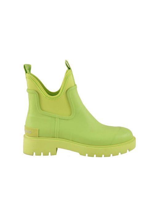 Calvin Klein Green Booties | Lyst
