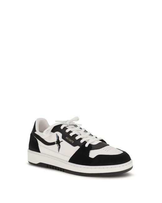Axel Arigato White Dice Lo Bee Bird Leather Sneakers for men