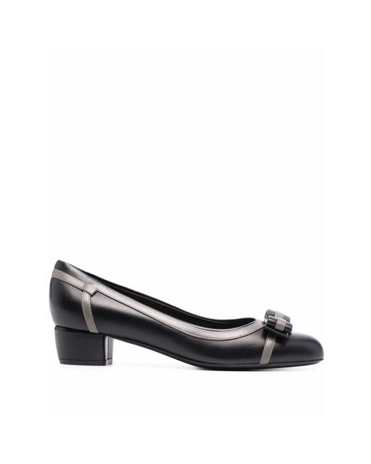 Ferragamo Black Ferragamo Ornament Pump