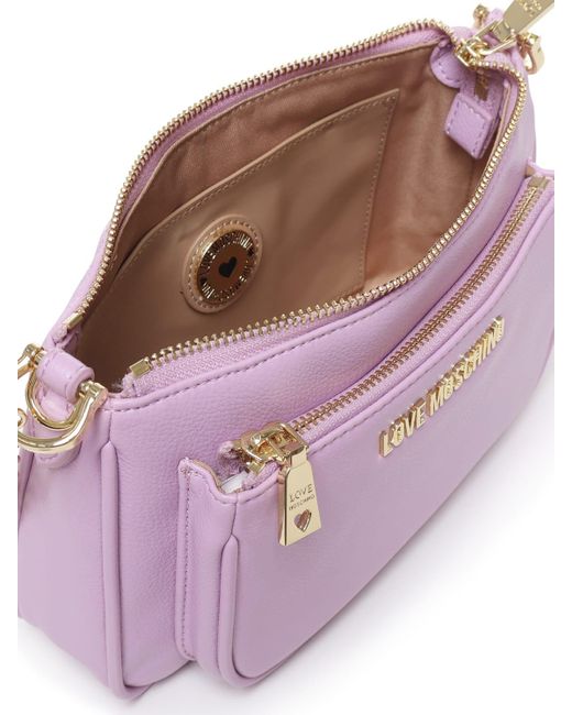 Love Moschino Pink Pouch Charm Shoulder Bag