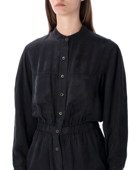 Isabel Marant Black Buttoned Jumpsuit