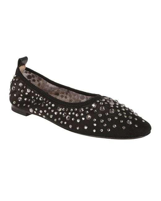Tory Burch Black Crystal Ballet