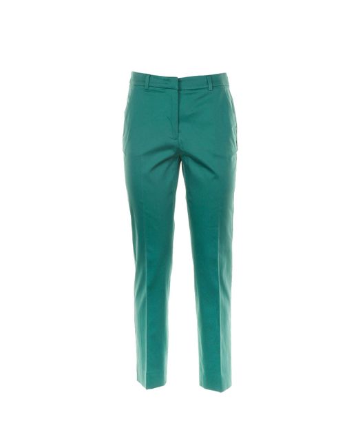 Weekend by Maxmara High-waisted Green Trousers