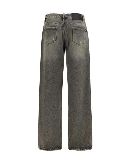 Ermanno Scervino Gray Baggy Jeans Cotton