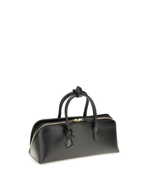 Alaïa Black Handbag Delta Nubuck Calf Leather Shoulder Bags
