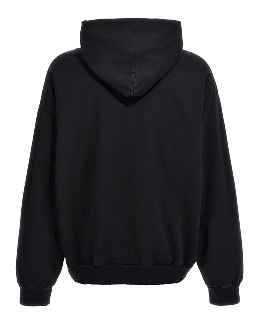 Balenciaga Black Dyi College Sweatshirt for men