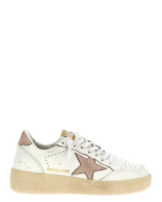 Golden Goose Deluxe Brand White 'Ball Star 2' Sneakers