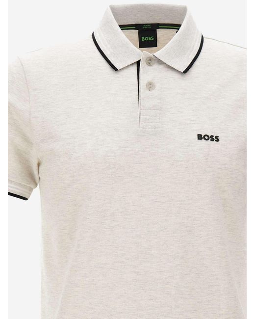 Boss Natural Polo Shirt Cotton for men