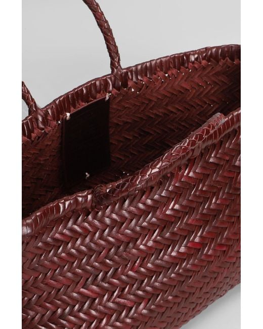 Dragon Diffusion Red Bamboo 3 Jump Small Tote