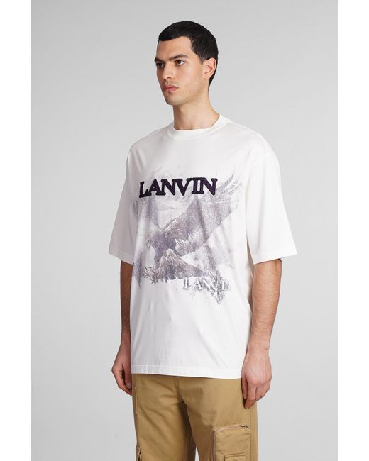 Lanvin White T-Shirt for men