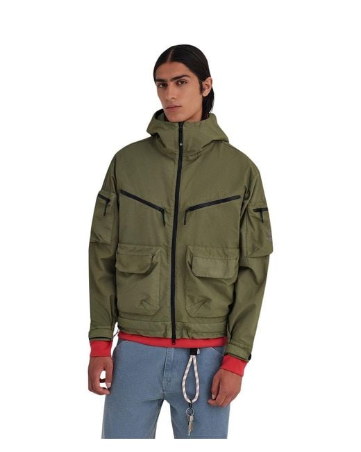 Murphy & Nye Green New Sheet Jacket Nylon Elastan for men