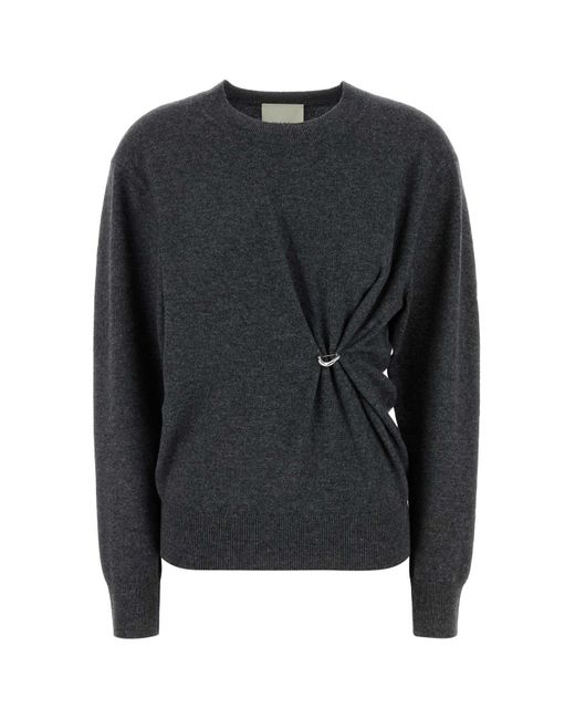 Isabel Marant Black Charcoal Wool Blend Ilaria Sweater