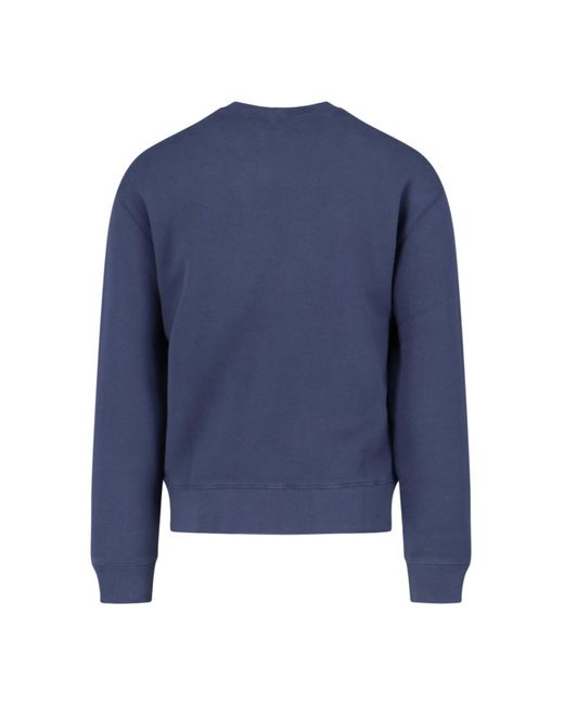 Maison Kitsuné Blue Speedy Fox Patch Sweatshirt for men