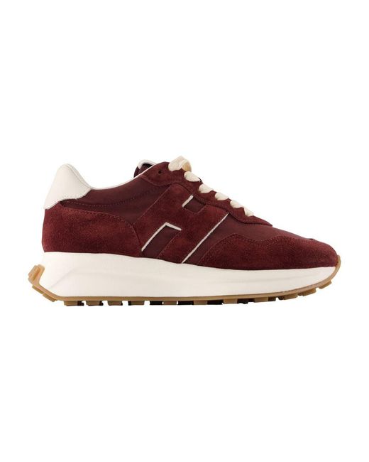 Hogan Red H641 Allacciato H Trainers for men