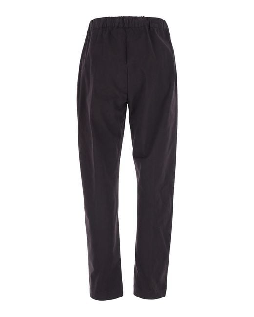 Semicouture Blue Trousers Buddy Cotton
