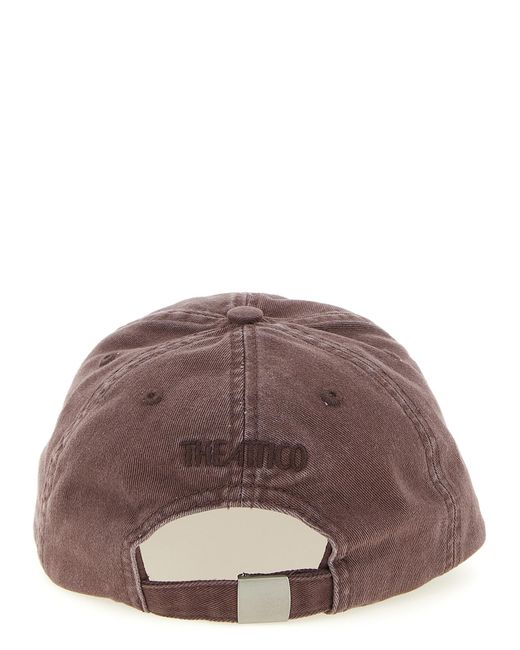 The Attico Brown Logo Baseball Hat