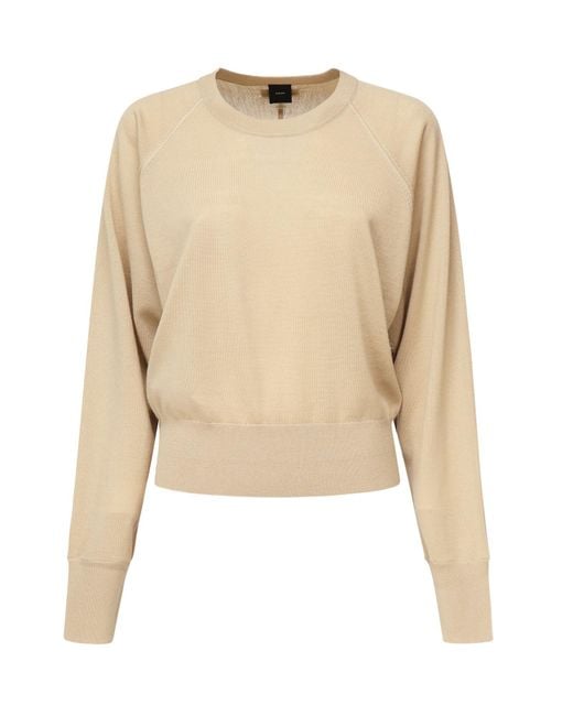Pinko Natural Sweaters Wool